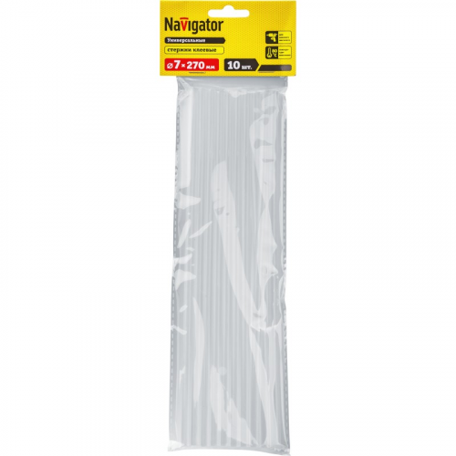 Клей Navigator 93 244 NEM-Ks01-7-270-H10 (стержень, 7 мм*270 мм, 10 шт), цена за 1 упак