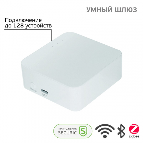 Умный Wi-Fi/Zigbee/Bluetooth шлюз SECURIC, цена за 1 шт