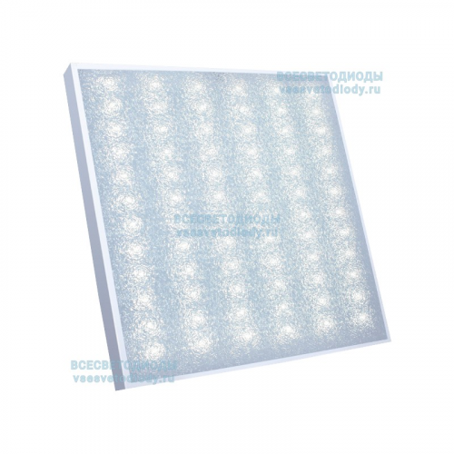 Светильник Грильято 36W-4700Lm суперэффективный 5000-5500К Колотый лед -ILLUMINATE WORD (iw052-36-kl-5k), цена за 1 шт