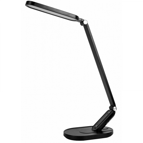 KD-859 C02 черн.LED(Свет-к наст.10Вт,230В,750лм,сенс.рег.ярк и цвет.темп,USB-5В,1А), цена за 1 шт