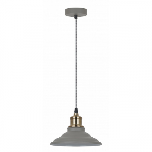 Camelion PL-600 C68 серый + стар медь (Светильник подвесной LOFT, 1х E27, 40Вт, 230В, металл), цена за 1 шт