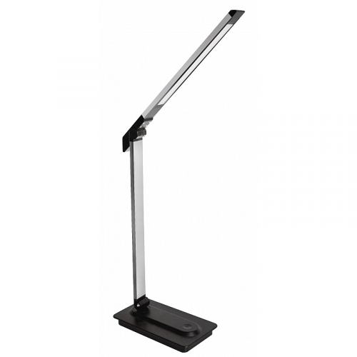 Camelion KD-846 C02 чёрный LED (Свет-ник наст, 8Вт,сенс.регулир. яркости, 3 цвет темп), цена за 1 шт