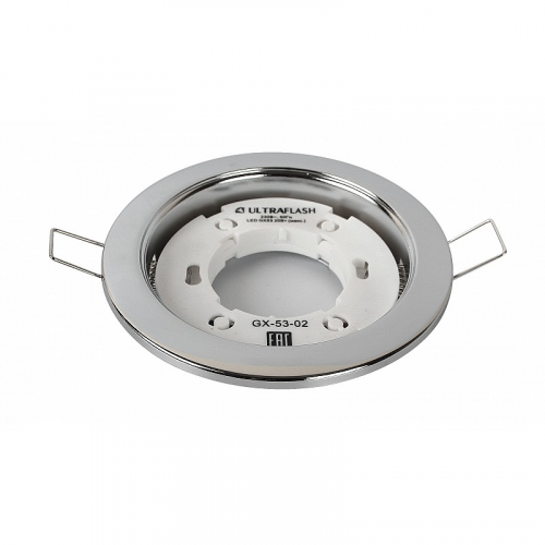 Ultraflash GX-53-02 (Металл. встраиваемый св-к, хром, 220В), цена за 1 шт