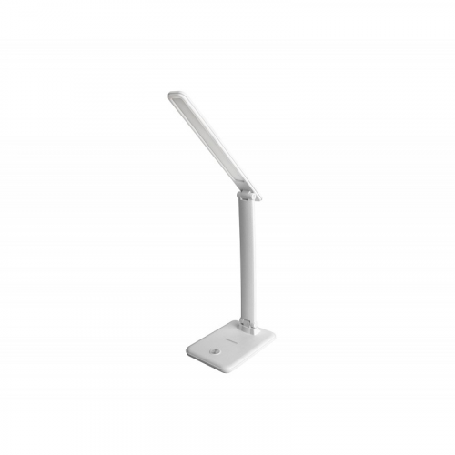 Ultraflash UF-730 C01 белый (Led, светильник настольный, 11Вт, 3 цвет.темп., 3 ур. яркости, кожа), цена за 1 шт