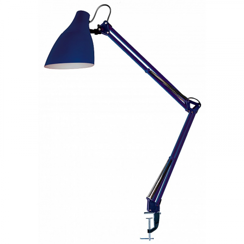 Camelion KD-335 C23 темно-синий (Свет-к настольн.с метал. струбциной, 230V, 40W, E27)!!, цена за 1 шт