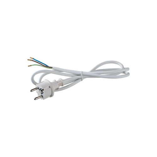 Volsten S-LR2A, Белый (сетевой кабель с прямой евровилкой, земля, 1.5 м), цена за 1 шт