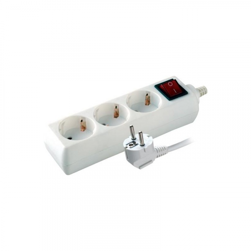 Volsten S 3x5-ZDV (э/удл., земля, выключ.,дети, 3 гн. 5 м., 10А, 2200 Вт.), цена за 1 шт