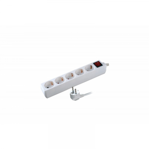 Volsten S 5x1,5-ZDV (э/удл., земля, выключ, 5 гн. 1,5 м., 10А, 2200 Вт.), цена за 1 шт