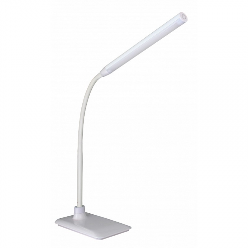 Camelion KD-792 C01 белый LED(Свет-к настольн.,6 Вт,230В, сенсорн.вкл-е, 4 ур. ярк,4000К), цена за 1 шт