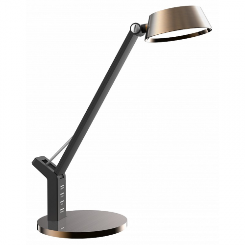 Camelion KD-835 C28 бронза LED(Свет-к наст.8Вт,230В,480лм,сенс.рег.ярк и цвет.темп,USB-5В,1А ), цена за 1 шт