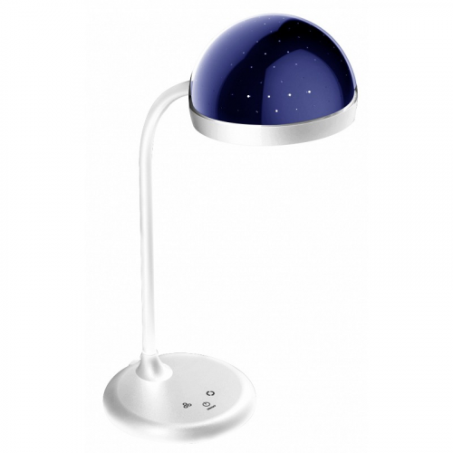 Camelion KD-828 C01 бел. LED(Свет.наст,6.5Вт,230В,360лм,сенс.,рег.ярк,CCT,RGB-ночник"Звезд. небо"), цена за 1 шт