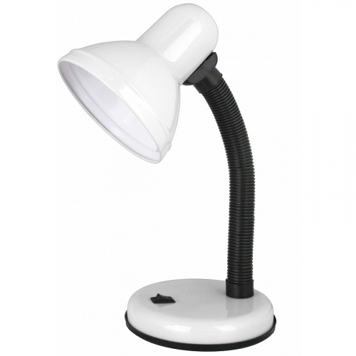 Ultraflash UF-301 С01 белый (Светильник настольный, 230В, 60Вт, E27), цена за 1 шт