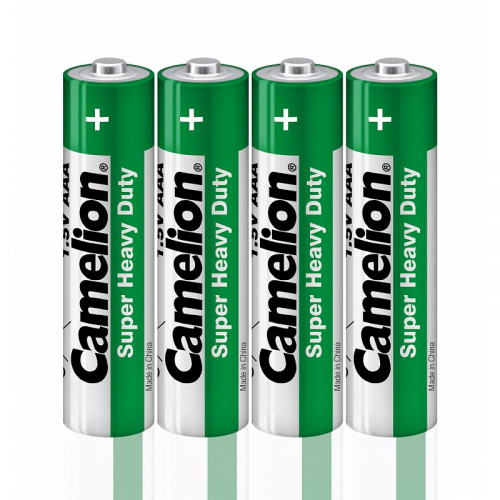 Camelion R 03 SR-4 (R03P-SP4G, мизинчиковая батарейка ААА 1.5В) (упак. 4 шт.), цена за 1 упак