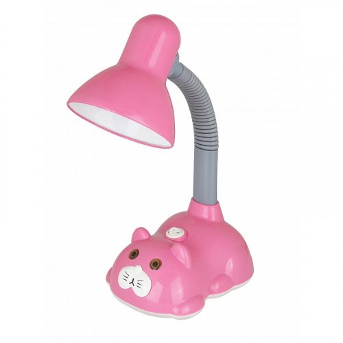 Camelion KD-385 C14 розовый (Светильник настольный, "Кот", 230В, 40Вт, E27), цена за 1 шт