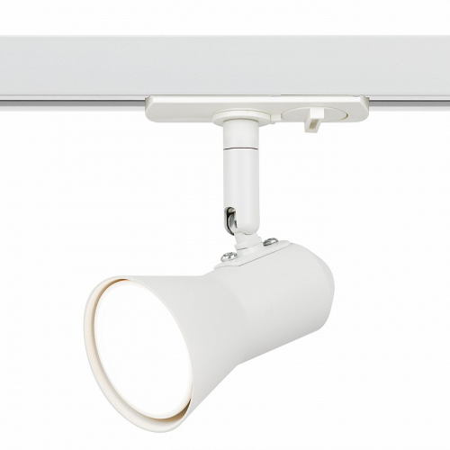 TR37-GU10 WH Трековый светильник однофазный ЭРА TR37-GU10 WH под лампу MR16 белый, цена за 1 шт
