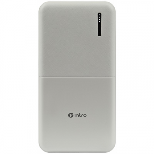 Power bank портативное зарядное устройство Intro ZX10 10000mAh белый, цена за 1 шт