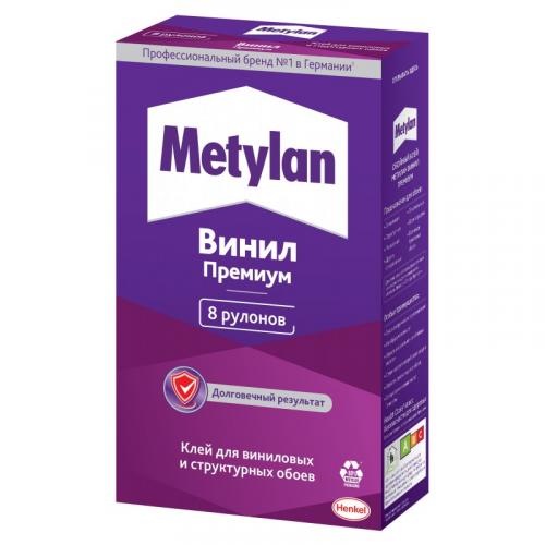 1518429 Клей для обоев Метилан 1518429 Винил Премиум 250 г, цена за 1 шт