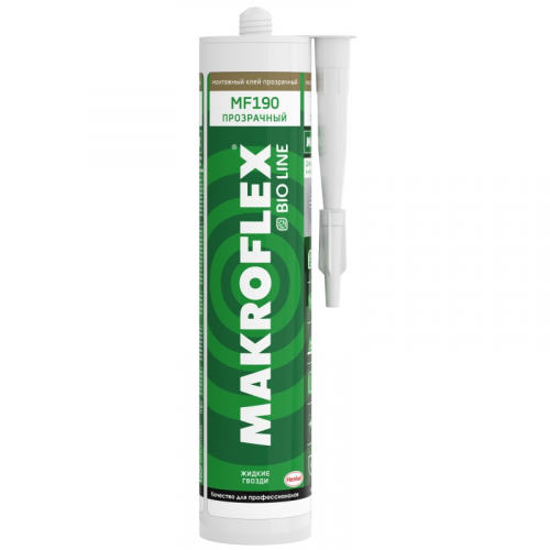 2670487 Жидкие гвозди Макрофлекс 2670487 Bio Line MF190 Ультрасильный прозрачный 280г, цена за 1 шт