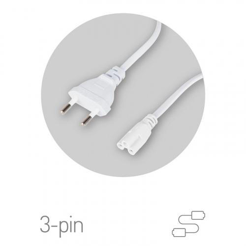 FTS-C5-plug-1,5 Кабель питания для линейного светильника ЭРА FITO -3 –pin 1,5 м, цена за 1 шт