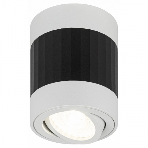 OL34 WH/BK Светильник настенно-потолочный спот ЭРА OL34 WH/BK MR16 GU10, черный, белый, цена за 1 шт
