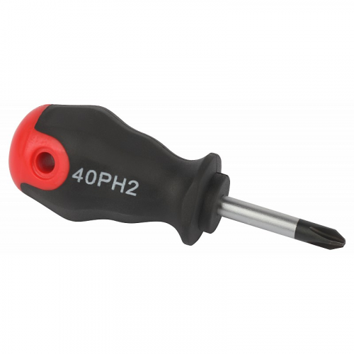 40PH2 Отвертка ЭРА PH 2х40 мм крестовая двухкомпонентная рукоятка, цена за 1 шт