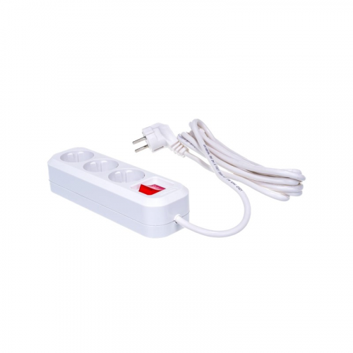 удлинитель 3х3м с заземл. 13А IP20 S-303 ПВС3х1 с выкл. - UNIVersal, цена за 1 шт