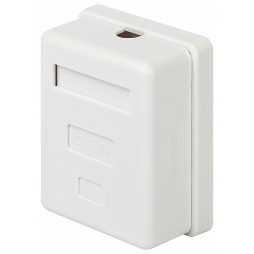 RJ01UN-1 Компьютерная розетка ЭРА RJ-45 категория 5е неэкранированная 1-порт упаковка 1 шт., цена за 1 шт