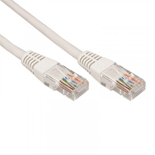 Патч-корд U/UTP, CAT 5e, RJ45-RJ45, 26AWG, LSZH, серый, 0,5м REXANT, цена за 1 шт