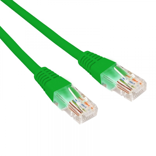 Патч-корд U/UTP, CAT 6, RJ45-RJ45, 26AWG, LSZH, зеленый, 0,3м REXANT, цена за 1 шт