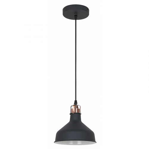Camelion PL-425S C62 черный + медь (Светильник подвесной Amsterdam, 1х E27, 60Вт, 230В, металл), цена за 1 шт