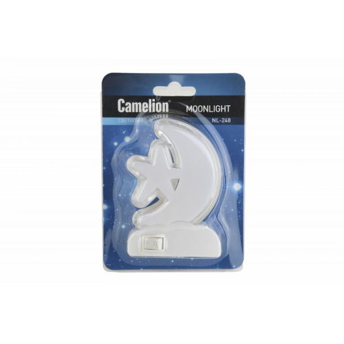 Camelion NL-248 (LED ночник с выкл, 220В), цена за 1 шт