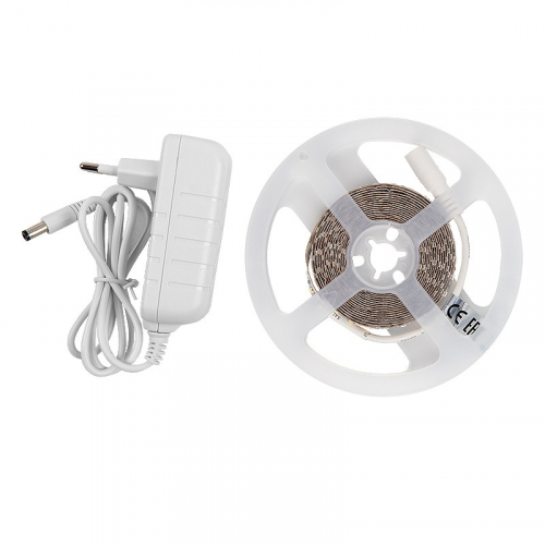 Лента светодиодная GLS-2835-120-9.6-12-IP20-PRO-6-3-KIT готовый комплект 3м с адаптером, цена за 1 упак