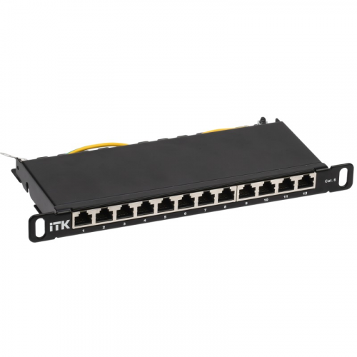 ITK 0,5U патч-панель кат.6 STP 12 портов 10" (Dual IDC), цена за 1 шт