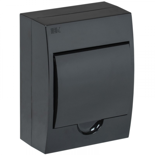 KREPTA 3 Корпус пластиковый ЩРН-П-6 IP41 черный IEK, цена за 1 шт