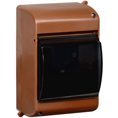KREPTA 3 Корпус пластиковый КМПн 2/4 IP30 дуб IEK, цена за 1 шт
