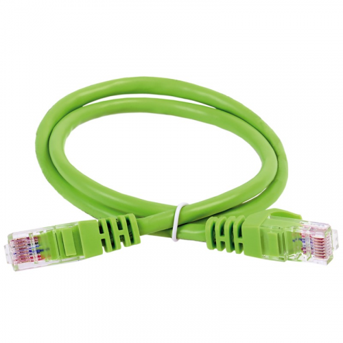 ITK Коммутационный шнур (патч-корд) кат.6А UTP LSZH 0,5м зеленый, цена за 1 шт