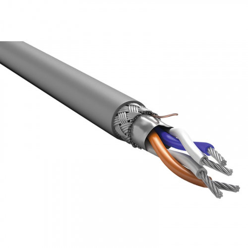 ITK Кабель интерфейсный RS-485 2х2х0,6 нг(А)-LS серый серый (200м), цена за 1 шт