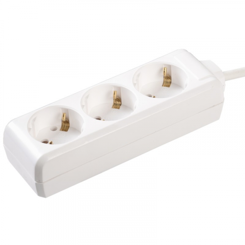 Удлинитель У03 3 места 2P+PE/1,5м 3х1мм2 16А/250В IEK, цена за 1 шт