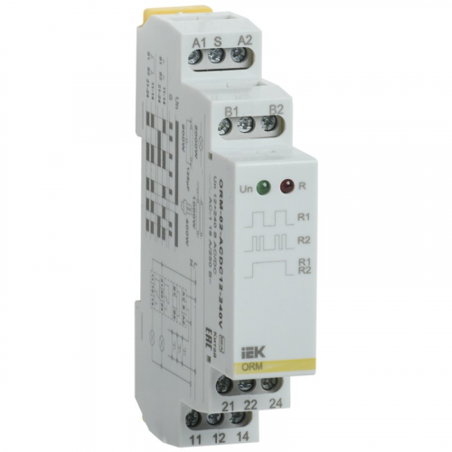 Реле импульсное ORM 2 контакта 12-240В AC/DC IEK, цена за 1 шт