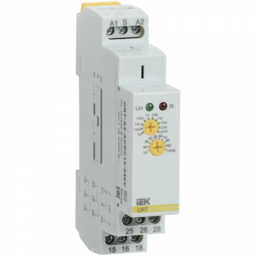 Реле задержки включения ORT 2 контакта 12-240В AC/DC IEK, цена за 1 шт
