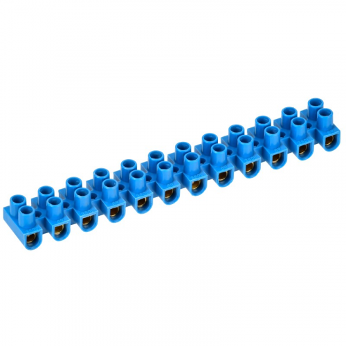 Зажим винтовой ЗВИ-5 н/г 1,5-4,0мм2 (2шт/блистер) синие IEK, цена за 1 упак