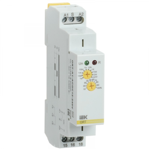 Реле задержки включения ORT 1 контакт 12-240В AC/DC IEK, цена за 1 шт