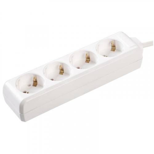 Удлинитель У04 4 места 2P+PE/5м 3х1мм2 16А/250В IEK, цена за 1 шт