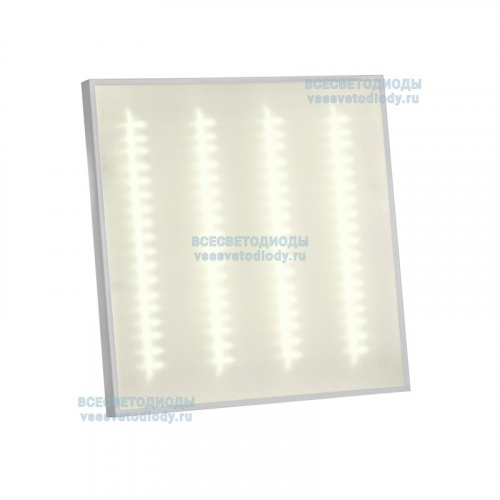Светильник Армстронг 40W-5200Lm суперэффективный 4000-4500К Микропризма IP40 с ЕМС с БАП (vsesv) на 1 час -ILLUMINATE WORD (iw033-40-mpr-4k-emc-li1h), цена за 1 шт
