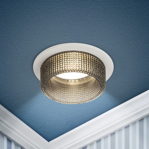 DK109 WH/GR Встраиваемый светильник декоративный ЭРА DK109 WH/GR MR16 GU5.3 белый серый, цена за 1 шт