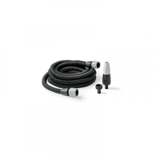GF80297675 Шланг для полива GF GF80297675 AQUAPOP GREY EASY ПВХ саморастягивающийся с аксессуарами 25 м, цена за 1 шт