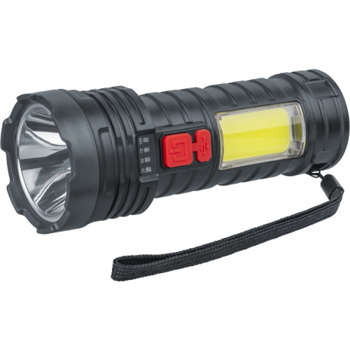 Фонарь Navigator 93 817 NPT-CP25-ACCU пласт.1LED,3Вт+1COB,3Вт li-ion 1,2Ач 5реж., цена за 1 шт