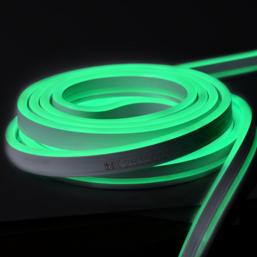 Комплект светодиодной подсветки "Неон" (лента LED 10м LSR5-2835G120-8-IP65-220В + драйвер) IEK, цена за 1 компл