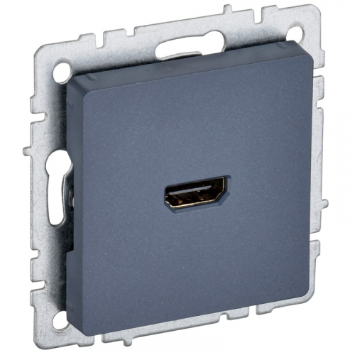 BRITE Розетка HDMI РHDMI-0-БрМ маренго IEK, цена за 1 шт