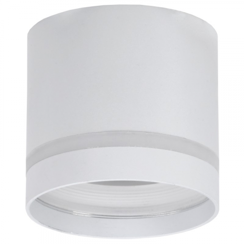 LIGHTING Светильник 4016 накладной потолочный под лампу GX53 белый IEK, цена за 1 шт